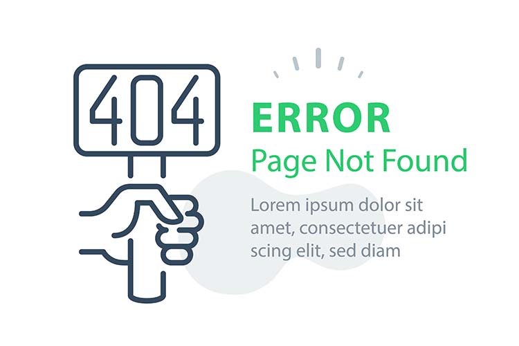 404エラーの画像